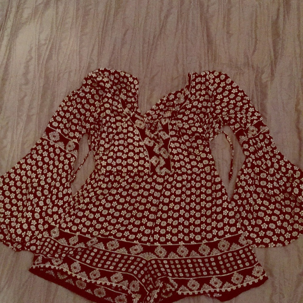 Mini-Mandala Printed Romper